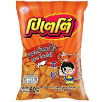 ราคา โปเตโต้ข้าวเกรียบกุ้ง 60กรัม