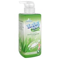 ราคา ไลปอนเอฟเพียวริฟายน้ำยาล้างจานสูตรผสมอโลเวร่าแอนด์เปปเปอร์มิ้นท์สีเขียว 460มล.