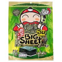 ราคา เถ้าแก่น้อยบิ๊กชีทไจแอนท์สาหร่ายแผ่นใหญ่อบรสดั้งเดิม 24กรัม