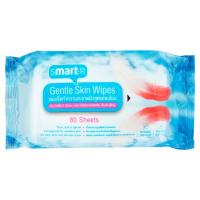 ราคา สมาร์ทเตอร์แผ่นเช็ดทำความสะอาดผิวสูตรอ่อนโยน 80แผ่น