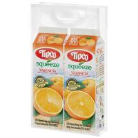 ราคา ทิปโก้สควีซน้ำส้มวาเลนเซียพาสเจอร์ไรส์ 1ลิตร แพค 2
