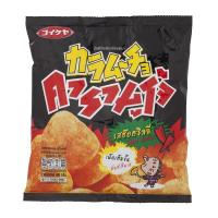 ราคา คารามูโจ้มันฝรั่งทอดกรอบแผ่นเรียบรสฮ๊อตชิลลี่ 40กรัม