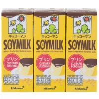 ราคา คิคโคแมนน้ำนมถั่วเหลืองรสคัสตาร์ดพุดดิ้ง 200มล. แพค 3