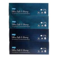 ราคา สมาร์ทเตอร์กระดาษเช็ดหน้าอัลตร้าซอฟท์แอนด์สตรองหนา3ชั้น 80แผ่น แพค4
