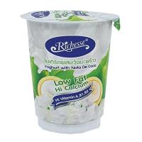 ราคา ริชเชสโยเกิร์ตวุ้นมะพร้าวไขมันต่ำ 135กรัม