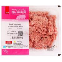 ราคา ท็อปส์สันในหมูบดอนามัย 250กรัม