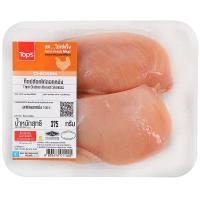 ราคา ท็อปส์อกไก่ลอกหนัง 375กรัม TM