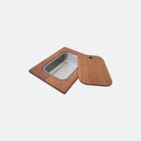 ราคา EVE เขียงไม้ + ตะแกรงสะเด็ดน้ำสแตนเลส D400 (Twin chopping board WCB317/420) (307)