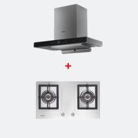 ราคา EVE SET เตาแก๊ส 2 หัว HB76-2TRDFD/MSI + เครื่องดูดควัน HC-OLYMPUS-90 (502)