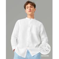 ราคา GQ GQWhite™ Mandarin Collar Shirt เสื้อเชิ้ตสะท้อนน้ำคอจีน (5432144461987)