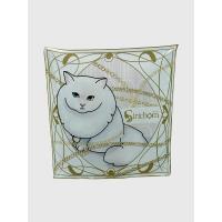 ราคา Japanese Silk Satin Scarf Naughty Cat Collection - White (200030344)