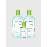 ราคา คลีนซิ่ง BIODERMA Sebium H2O Cleansing Water - 500 มล. x 2 + 100 มล. (100003219)