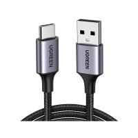 ราคา สายชาร์จ Ugreen USB-A to USB-C Cable Nylon 1 เมตร Gray (60126) (6957303861262)