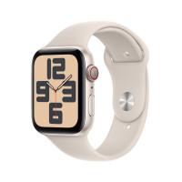 ราคา Apple Watch SE GPS + Cellular 44mm Starlight Aluminium Case with Starlight Sport Band - S/M - 2nd Gen (New) (195949007033)