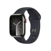 ราคา Apple Watch Series  9 GPS + Cellular 41mm Graphite Stainless Steel Case with Midnight Sport Band - M/L (195949023644)