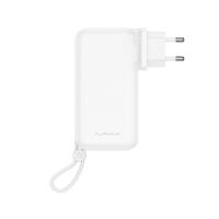 ราคา พาวเวอร์แบงค์ ALPHA 10,000 mAh Built-in Cable 20WPD ALPC10-26PD White (8859531907195)