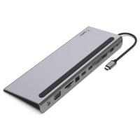 ราคา Belkin 11-in-1 USB-C Hub Multiport Dock Gray (745883819843)
