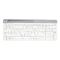 ราคา คีย์บอร์ดไร้สาย Anitech Bluetooth and Wireless Rechageable Keyboard (P505) White (TH/EN) (8859221719725)