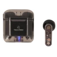 ราคา หูฟังไร้สาย TECHPRO TWS Transparent T01 Black (8857817208127)