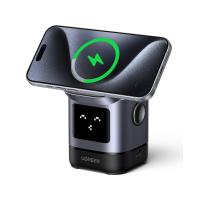 ราคา ที่ชาร์จไร้สาย Ugreen 2-in-1 Wireless Charger Magnetic Stand 25W Robot Gray (6941876247752)