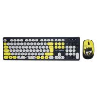 ราคา เมาส์และคีย์บอร์ดไร้สาย Anitech Wireless Mouse + Keyboard Sanrio XO-PA813-BK Black (8859221724880)