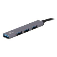 ราคา TECHPRO Port Hub USB-A to USB-A 4 ports Hub Gray (8857881095227)