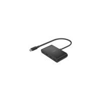 ราคา Belkin Connect 4-Port USB-C Hub (AVC018btBK) Black (745883850181)