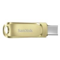 ราคา แฟลชไดร์ฟ SanDisk Ultra Dual Drive Luxe USB Type-C 128GB Gold (619659199616)