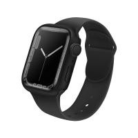ราคา Uniq เคส Apple Watch Series 7,8,9 (45mm) Legion Tempered Glass - Midnight Black (8886463679425)