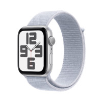 ราคา Apple Watch SE GPS 44mm Silver Aluminium Case with Blue Cloud Sport Loop (195949645365)