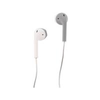 ราคา หูฟังมีสาย QPLUS Two-tone Wired Earbud Headphone 3.5mm Gray/White (8856817309179)