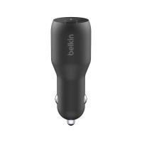 ราคา ที่ชาร์จแบตในรถ Belkin Car Charger 2 USB-C (PD36W) Black (CCB002qcBK) (745883864911)