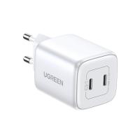 ราคา อะแดปเตอร์ Ugreen Wall USB Charger 2 USB-C (PD45W) GaN White (25827) (TISI) (6941876228270)