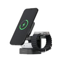 ราคา ที่ชาร์จไร้สาย ENERGEA 3-in-1 Wireless Chaeger Magnetic Stand 25W MAGCUBE GUNMETAL (8885020101218)