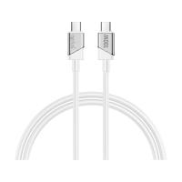 ราคา สายชาร์จ QPLUS USB-C to USB-C Cable 100W 1.2M White (T2) (8854430010625)