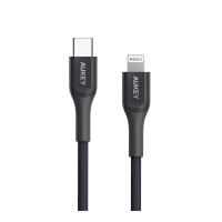 ราคา สายชาร์จ AUKEY USB-C to Lightning Cable Kevar (MFI) 1.2M. Black (CB-AKL3) (608119199105)