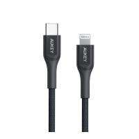 ราคา สายชาร์จ AUKEY USB-C to Lightning Cable Kevar (MFI) 2M. Black (CB-AKL4) (608119199136)