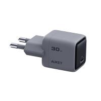 ราคา อะแดปเตอร์ AUKEY Wall USB Charger 1 USB-C (PD30W) GaN Gray (PA-C1) (TISI) (689323789351)