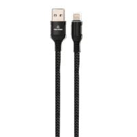 ราคา สายชาร์จ TECHPRO USB-A to Lightning Cable Nylon 3A Super Fast Charge 1M. Black (TP-C04) (8859703442134)