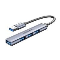 ราคา Vention Port Hub USB-A to 4xUSB 3.0 (CKOHB) Gray (6922794773271)