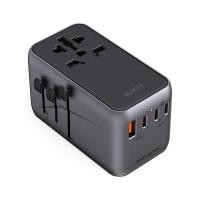 ราคา หัวแปลงปลั๊กไฟ AUKEY Universal Adapter Travel Mate 100W GaN with USB Ports (PA-TA09) (689323786008)