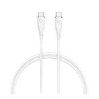 ราคา สายชาร์จ QPLUS USB-C to USB-C 100W 2M. T3 White (8854430010755)