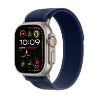 ราคา Apple Watch Ultra 2 GPS + Cellular 49mm Natural Titanium Case with Blue Trail Loop - S/M (195949582240)