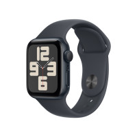 ราคา Apple Watch SE GPS 40mm Midnight Aluminium Case with Midnight Sport Band - M/L (195949641855)