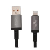 ราคา สายชาร์จ TECHPRO USB-A to Lightning Cable 2.4A Fast Charge 1M. Titanlink Black (TP-C07) (8857824105914)