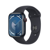 ราคา Apple Watch Series  9 GPS + Cellular 45mm Midnight Aluminium Case with Midnight Sport Band - M/L (195949024429)