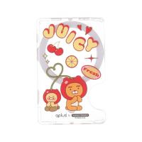 ราคา QPLUS x KAKAO Friends กระเป๋าแม่เหล็ก Magnetic Card Wallet Juicy Cherry Clear (8858880000755)