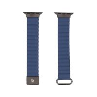 ราคา Blue Box สาย Apple Watch Strap PU leather Blue Sea Series 6,SE1,SE2,10,11 (42/44/46mm) Blue Sea (8858879544758)