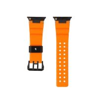 ราคา Blue Box สาย Apple Watch Strap Series SE/S4/S5/S6/S7/S8/S9/S10/S11/Ultra (42(S10 not compatible)/44/45/46/49MM) VENTURE Blaze Orange (8858888533132)