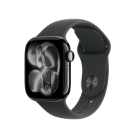 ราคา Apple Watch Series 11 GPS + Cellular 42mm Jet Black Aluminium Case with Black Sport Band - M/L (195950468823)